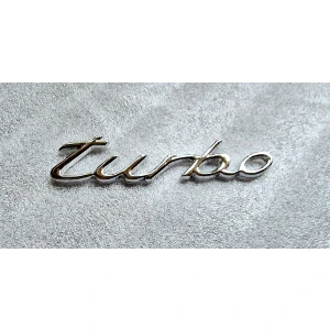 Porsche 'turbo' script badge