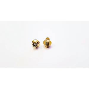 Dummy Bolts - Gold, capped head - 100 pieces
