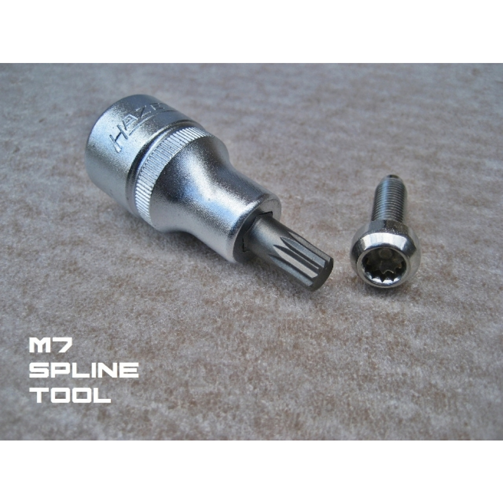 BBS Split Rim Bolts Removal Tool Bolt Head (Internal Spline) Torque