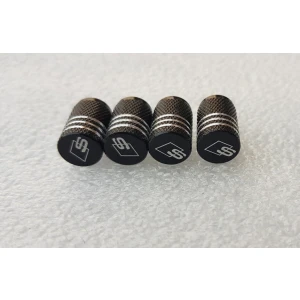 Audi Valve Caps - Black
