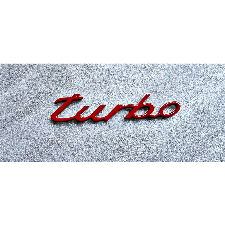Porsche Turbo Script Logo