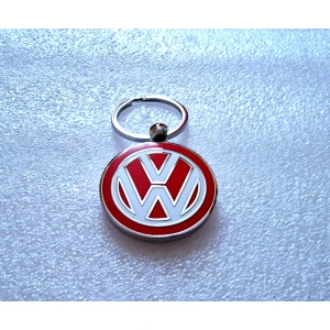 Volkswagen Keyring - (round, red)