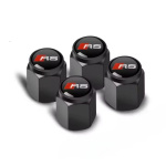 Audi RS Valve Caps - Black