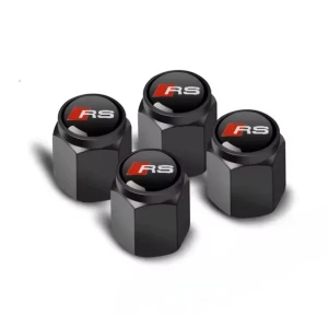 Audi RS Valve Caps - Black