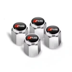 Audi RS Valve Caps - Silver
