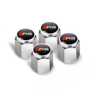 Audi RS Valve Caps - Silver