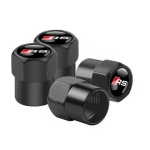 Audi RS Valve Caps - Black (small)