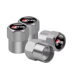 Audi RS Valve Caps - Silver (small)