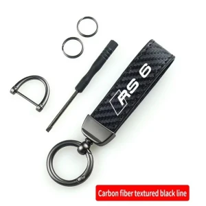 Audi Keyring - Carbon Fibre, RS6, A6